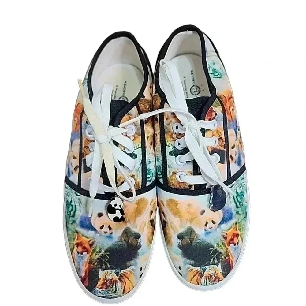 THE Bradford Exchange Animal Kingdom Canvas shoes. Size 8 - Picture 14 of 16